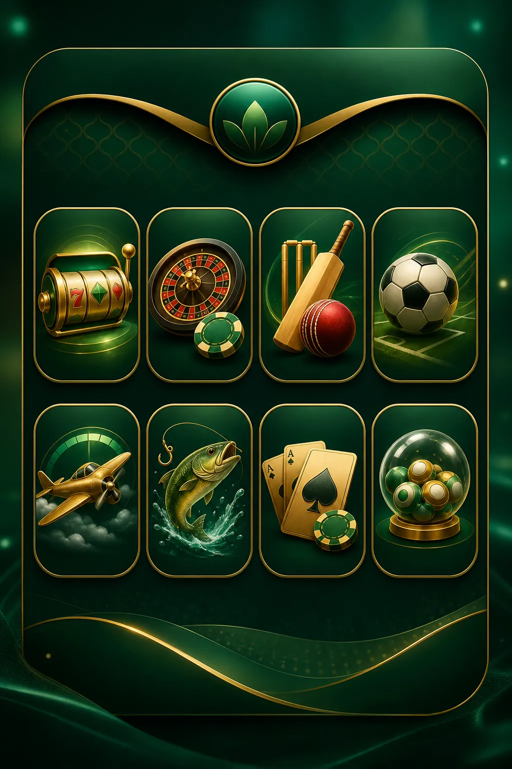 PKLUCK Games ও Casino লবি বিভাগ